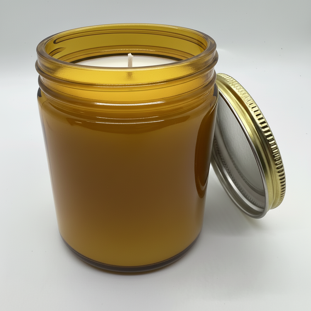 Tallow Candles – 8 oz Glass Jar